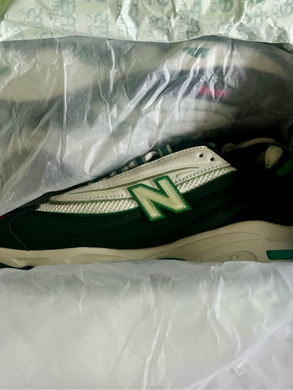 NWT EXCLUSIVE NEW BALANCE CONCEPTS X 1000 'MILE' Meadow Mist/Pine Grove - Picture 9 of 9